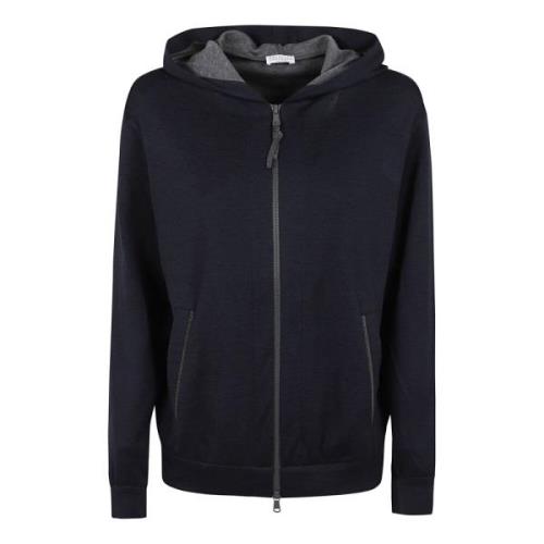 Stijlvolle Hoodies voor Mannen en Vrouwen Brunello Cucinelli , Blue , ...