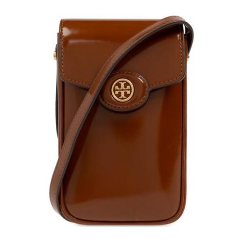 Telefoonhoesje aan een band 'Robinson' Tory Burch , Brown , Dames