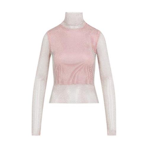 Kristal Top Valdai Rosa Sportmax , Pink , Dames