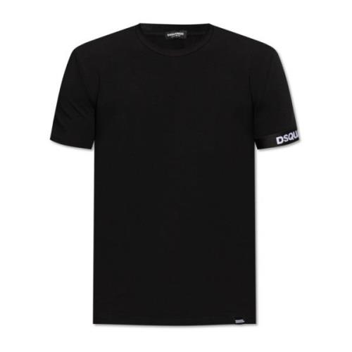 T-shirt uit de 'Underwear' collectie Dsquared2 , Black , Heren