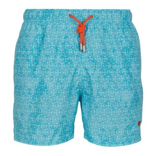 Batik Zwemshorts Gallo , Blue , Heren