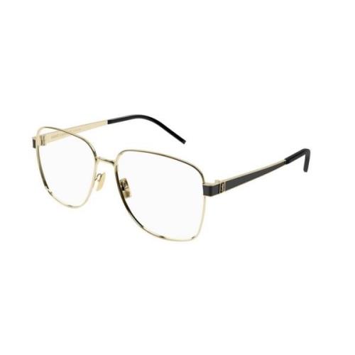 Gouden Montuur Bril Saint Laurent , Yellow , Unisex