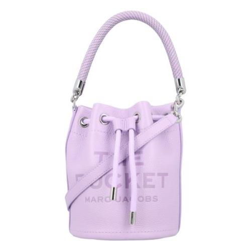 Graanleer Bucket Bag Wisteria Marc Jacobs , Purple , Dames