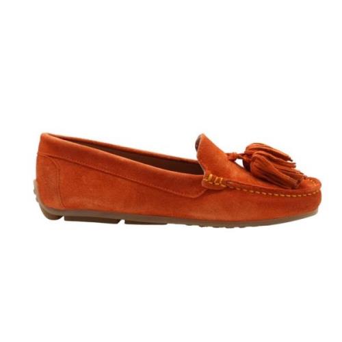 Alencon Mocassin Schoenen Ctwlk. , Orange , Dames