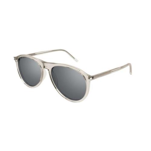 Beige Zilveren Zonnebril SL 667 Saint Laurent , Beige , Unisex