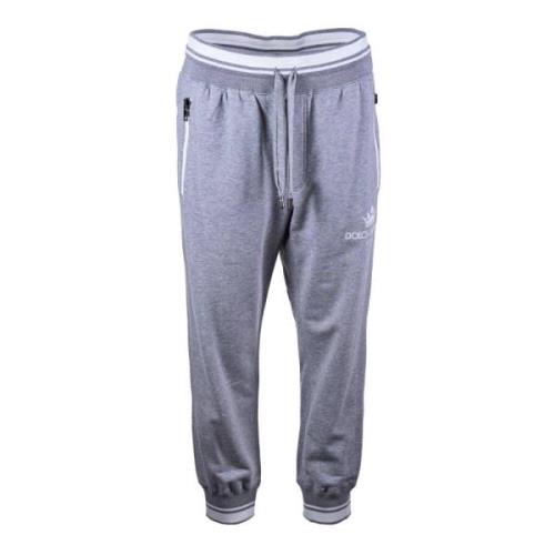 Sportieve Trousers met ritssluiting zakken Dolce & Gabbana , Gray , He...