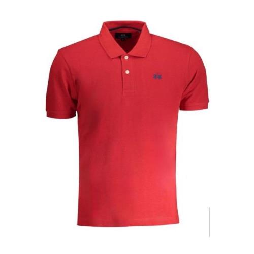 Geborduurd Poloshirt La Martina , Red , Heren