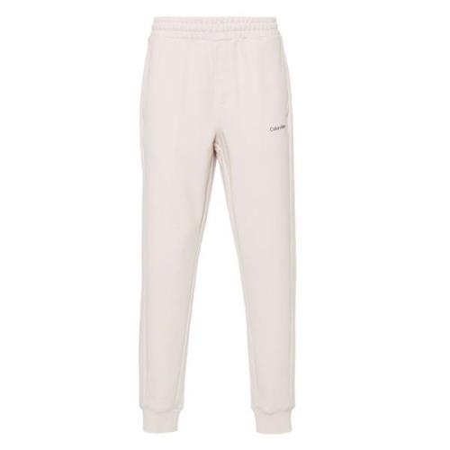 Logo Repreve Jogger Broek Calvin Klein , Beige , Heren