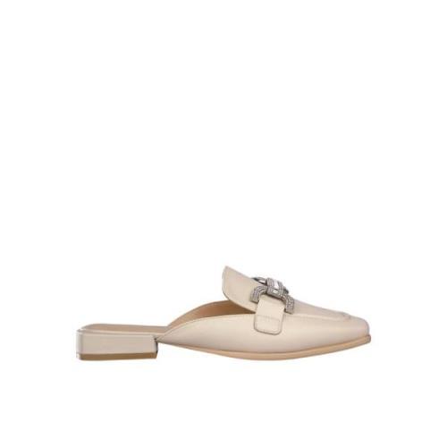 Stirrup Rhinestone Mules Alma EN Pena , White , Dames