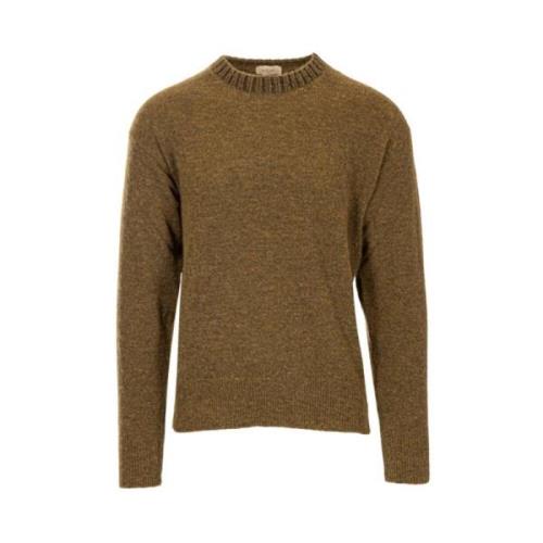 Geborstelde Crew Neck Sweater Altea , Green , Heren