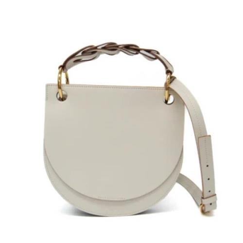 Pre-owned Leather handbags Marni Pre-owned , Beige , Dames