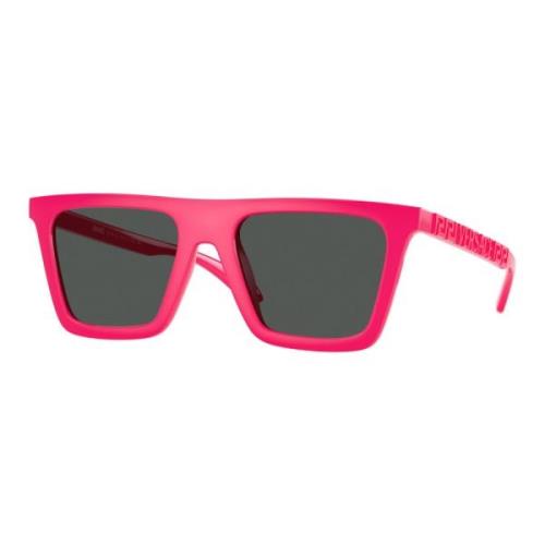 Stijlvolle zonnebril in zwart Versace , Pink , Dames