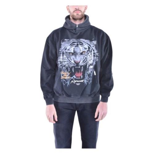 Hoodie met print Represent , Black , Heren