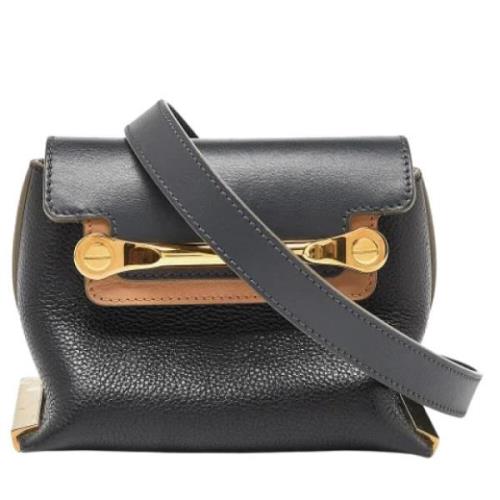 Pre-owned Leather crossbody-bags Chloé Pre-owned , Black , Dames