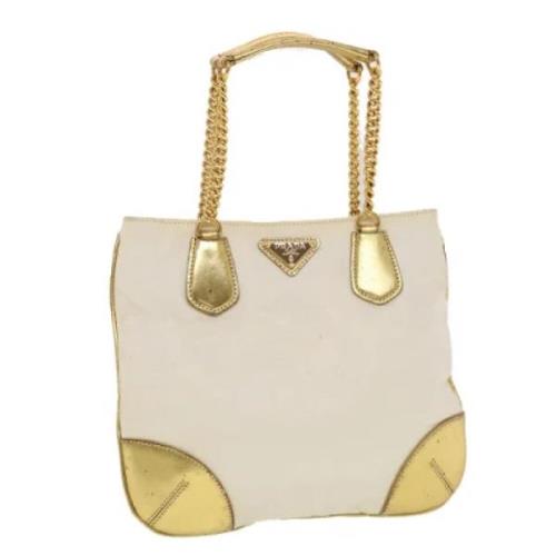 Pre-owned Nylon prada-bags Prada Vintage , Beige , Dames