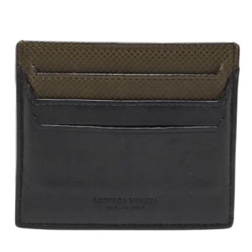 Pre-owned Leather wallets Bottega Veneta Vintage , Black , Dames