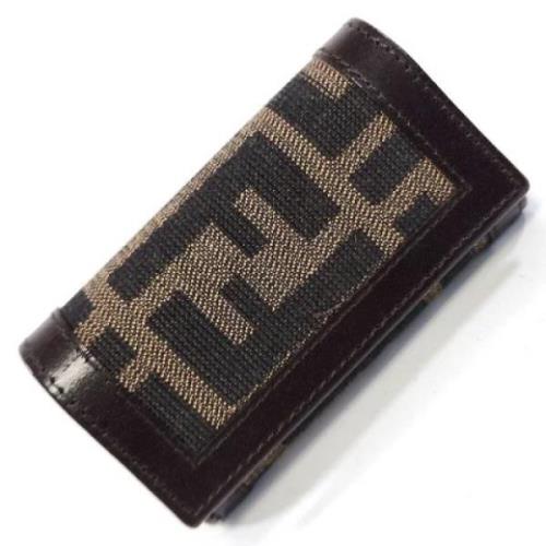 Pre-owned Canvas wallets Fendi Vintage , Brown , Dames