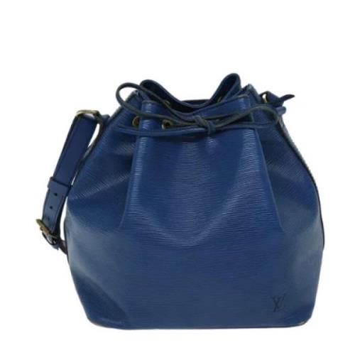 Pre-owned Leather shoulder-bags Louis Vuitton Vintage , Blue , Dames