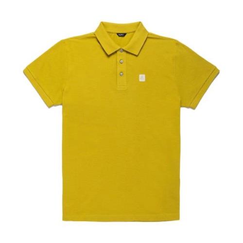 Heren Katoen Pique Polo Shirt RefrigiWear , Yellow , Heren