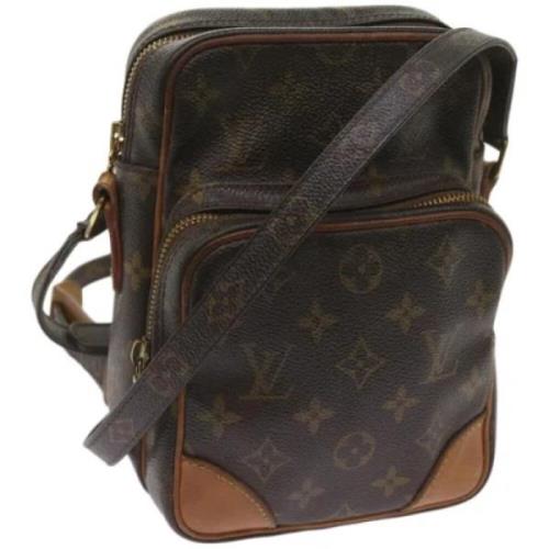 Pre-owned Canvas louis-vuitton-bags Louis Vuitton Vintage , Brown , Da...