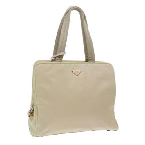 Pre-owned Nylon prada-bags Prada Vintage , Beige , Dames