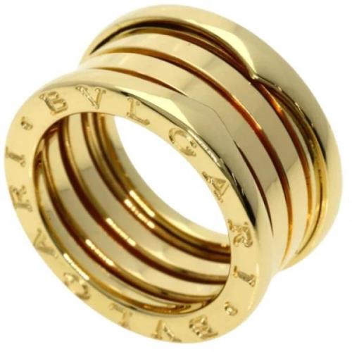 Pre-owned Yellow Gold rings Bvlgari Vintage , Yellow , Unisex