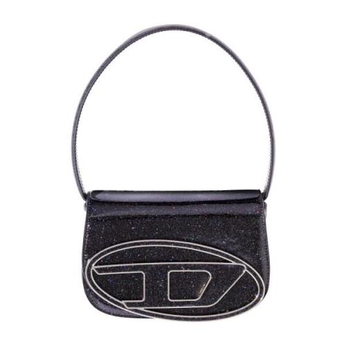 Glitter Tas 1DR Diesel , Black , Dames