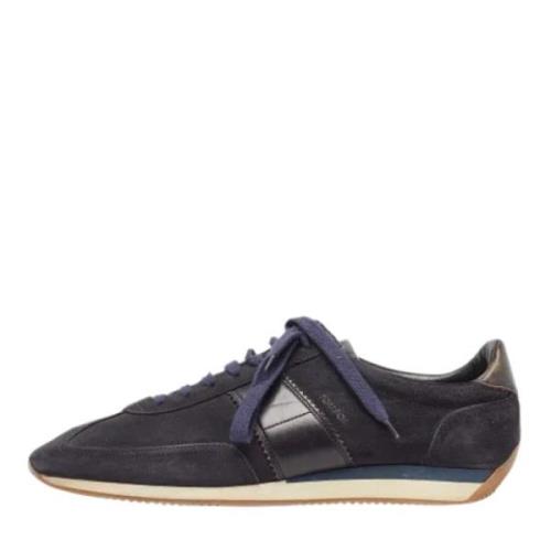 Pre-owned Suede sneakers Tom Ford Pre-owned , Blue , Heren
