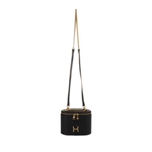 Zwarte Mini Marcie Vanity Tas met Ketting Chloé , Black , Dames