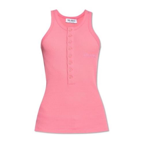 Top met logo The Attico , Pink , Dames