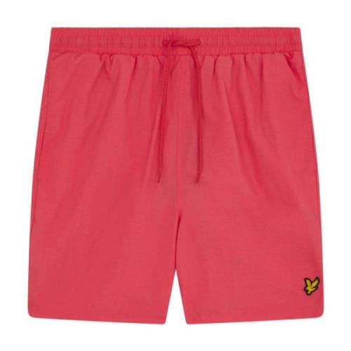 Gewoon zwemmen kort Lyle & Scott , Pink , Heren