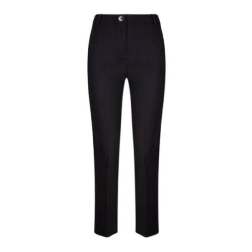 Katoenen Chino Broek voor Vrouwen Marella , Black , Dames