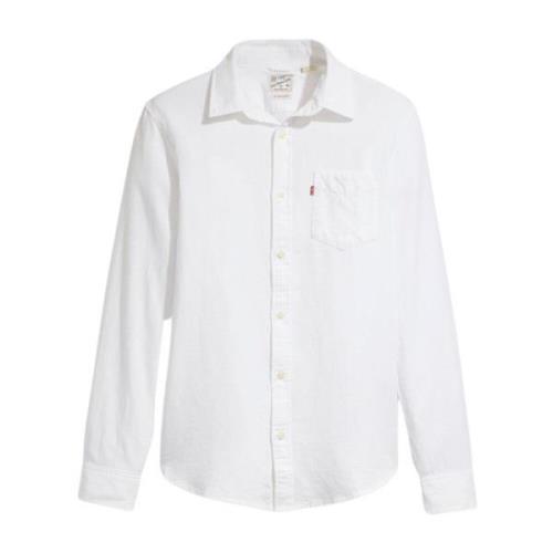 Stijlvol Overhemd Levi's , White , Heren
