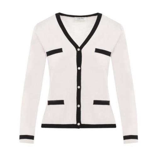 Bicolor Kenya Fijn Vest Max Mara , White , Dames