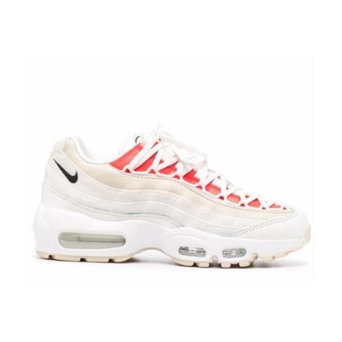 Air Max 95 Sail/Chile Red Sneakers Nike , Multicolor , Dames