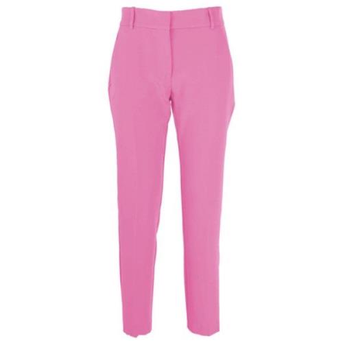 Elegante Crepe Broek met Zakken Pinko , Pink , Dames