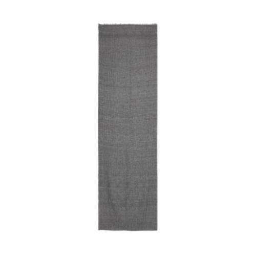 Grijze Cashmere Zijden Paillet Sjaal Brunello Cucinelli , Gray , Dames