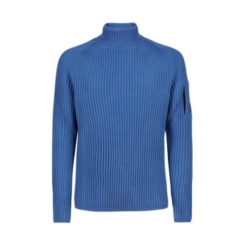 Re-Wool Coltrui Gebreid C.p. Company , Blue , Heren