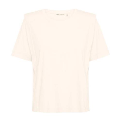 Zachte Crewneck T-shirt Whisper White InWear , White , Dames