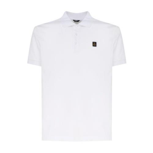 Witte Katoenen Poloshirt RefrigiWear , White , Heren