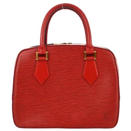 Pre-owned Leather louis-vuitton-bags Louis Vuitton Vintage , Red , Dam...