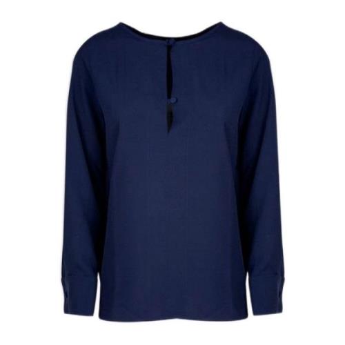 Stijlvolle Shirt met 100% Samenstelling Emme DI Marella , Blue , Dames