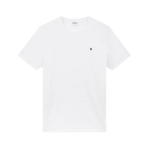 Witte Katoenen Jersey T-shirt Dondup , White , Heren