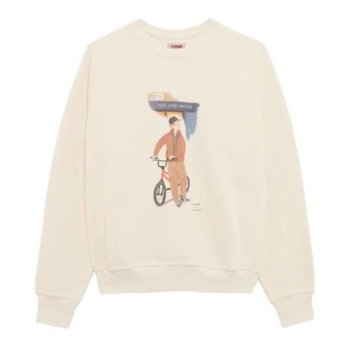 Slowboy Arlington Crew Neck Sweater Baracuta , White , Heren