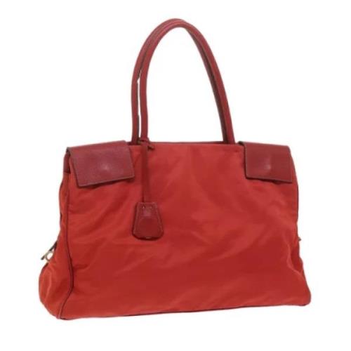 Pre-owned Nylon prada-bags Prada Vintage , Red , Dames