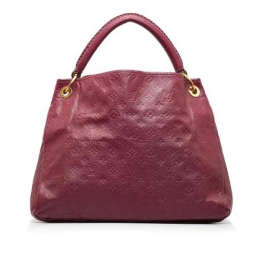 Pre-owned Leather louis-vuitton-bags Louis Vuitton Vintage , Red , Dam...