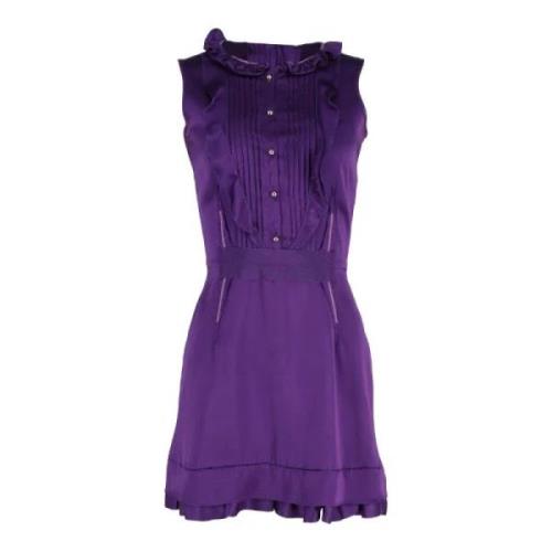 Pre-owned Cotton dresses Mulberry Pre-owned , Purple , Dames