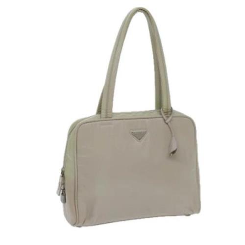 Pre-owned Nylon prada-bags Prada Vintage , Beige , Dames