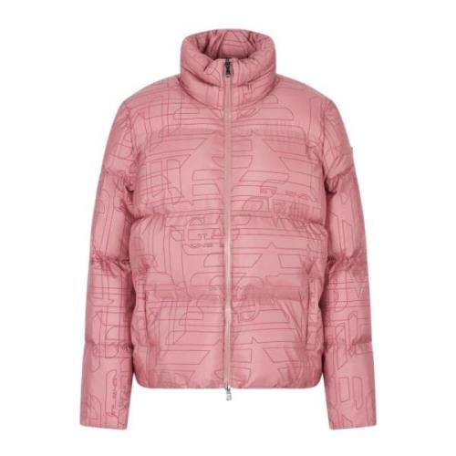 Korte donsjas Monogram Allover Emporio Armani EA7 , Pink , Dames