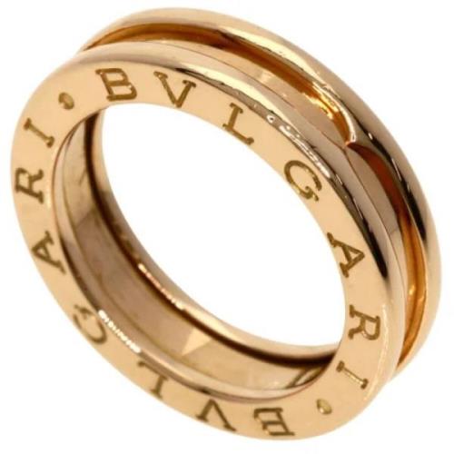 Pre-owned Rose Gold rings Bvlgari Vintage , Pink , Unisex